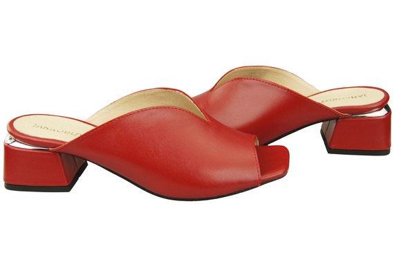 Women's Shoes High-Heeled Flip-Flops Natural Leather 210 ElitaBut