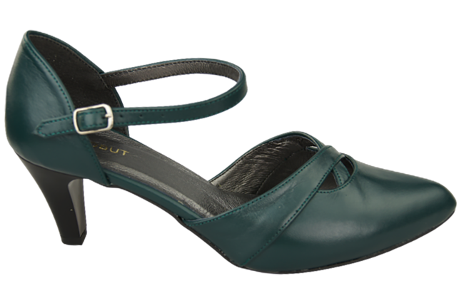 Obuwie Damskie Sandały Malachitowe Skóra Naturalna 151 ElitaBut