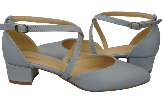 Women’s Leather Sandals with Straps Low Heel 223 ElitaBut