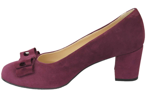 Women's shoes Pumps Natural leather suede 163 ElitaBut