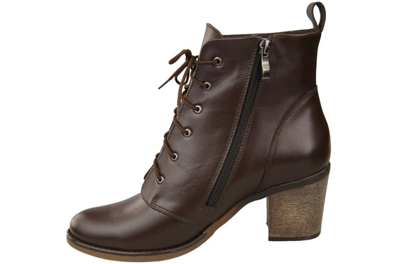 Shoes Boots for women Lace-up Winter natural leather 188 Z ElitaBut