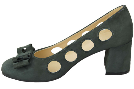 Women's shoes Pumps Natural leather suede 182 ElitaBut