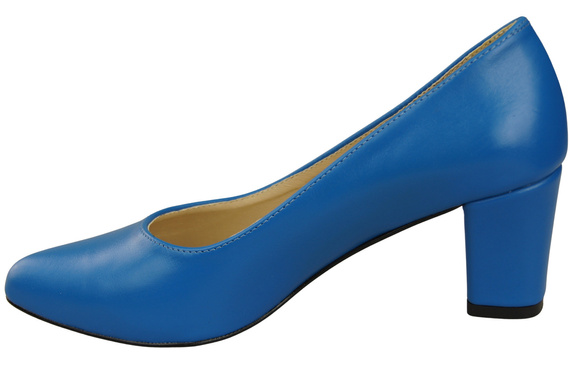 Classic Smooth Pumps Shoes Women's Black Natural Leather 213 ElitaBut