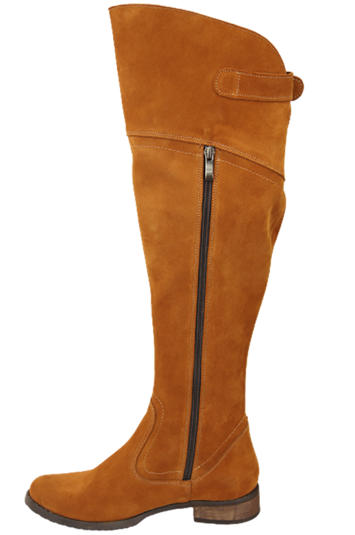Shoes Boots Women Boots Over-the-knee boots Over-the-knee natural leather Velor 154 ElitaBut