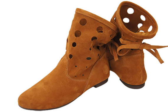 Shoes Boots Women's natural leather velor 160 ElitaBut