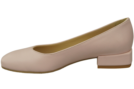 Comfortable Women's Shoes Flat Pumps, Natural Leather 204 ElitaBut