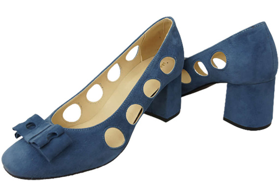 Women's shoes Pumps Natural leather suede 182 ElitaBut