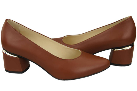 Women's shoes Pumps Natural leather 143 ElitaBut