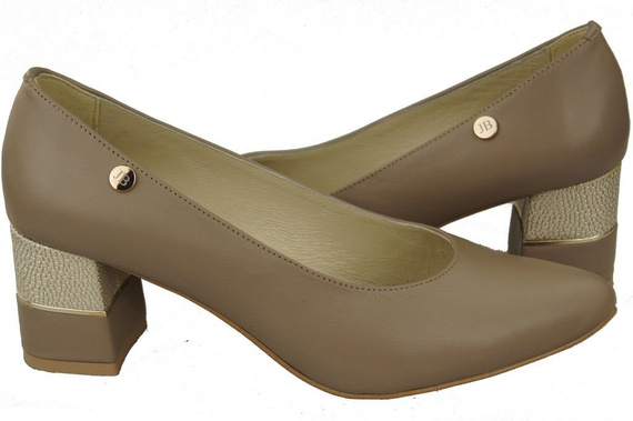 Women's shoes Pumps Natural leather 142 ElitaBut