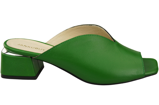 Women's Shoes High-Heeled Flip-Flops Natural Leather 210 ElitaBut