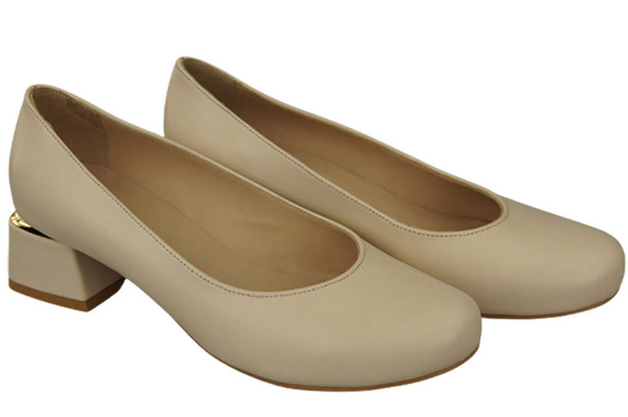 Women's shoes Pumps Natural leather 159 ElitaBut