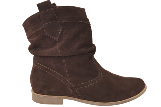 Shoes Women's boots Saszki Winter natural leather velor 117 Z ElitaBut