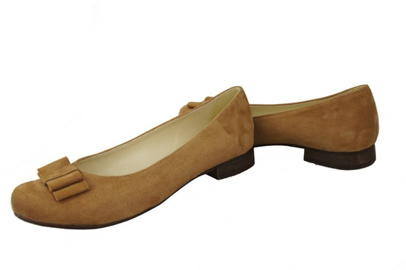 Women's Shoes Ballerinas natural leather Suede 126 ElitaBut