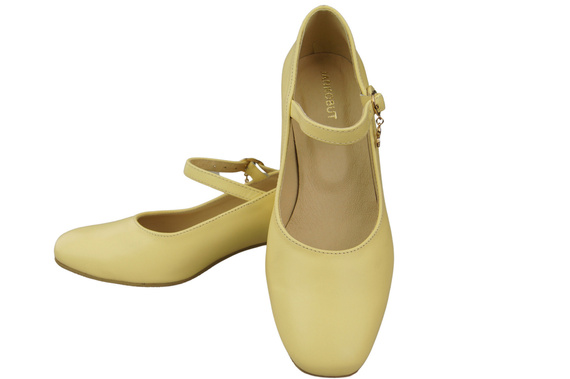 Women's shoes Pumps with a strap, natural leather 202 ElitaBut