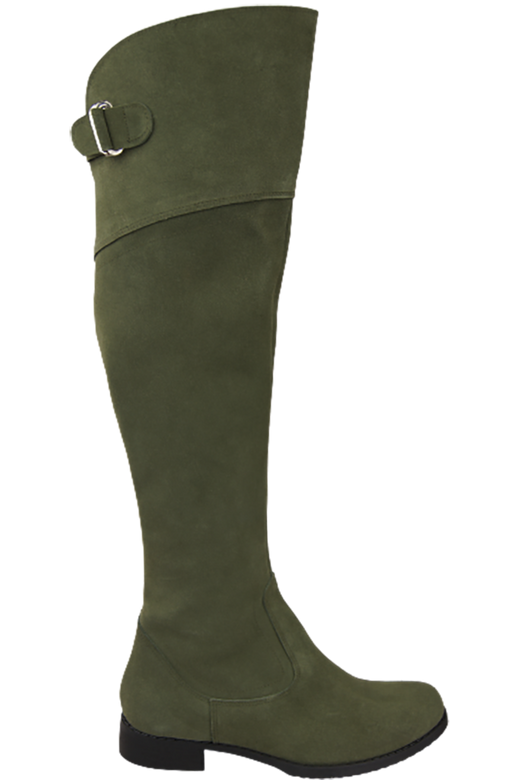 Shoes Boots Women Boots Over-the-knee boots Over-the-knee natural leather Velor 154 ElitaBut