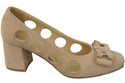 Women's shoes Pumps Natural leather suede 182 ElitaBut