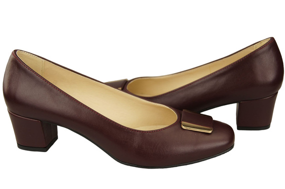 Women's shoes Pumps Natural leather 187 ElitaBut
