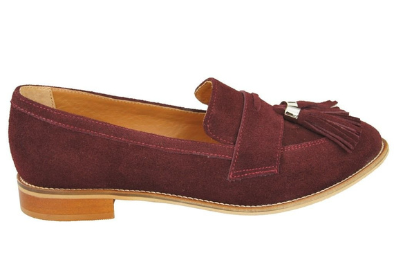 Shoes Women's loafers Natural Leather Velor 134 ElitaBut