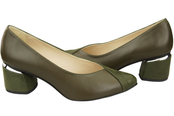 Women's shoes Pumps Natural leather 191 ElitaBut