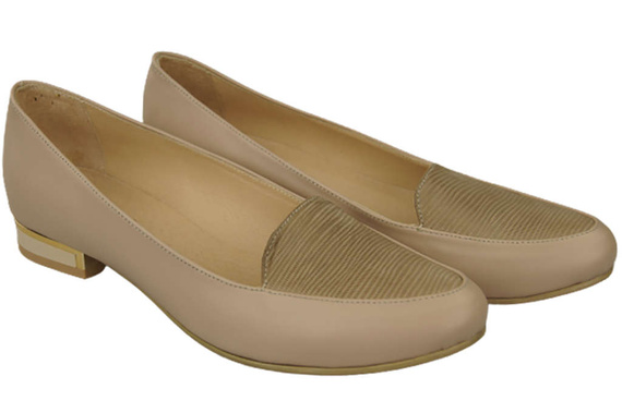 Women's Ballerinas Shoes Lordsy natural leather 908 ElitaBut