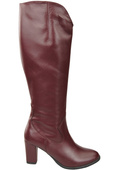 Stylish Footwear Women's Boots On A Heel Natural Leather 211 ElitaBut