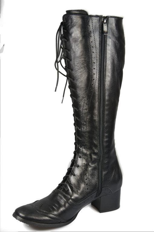 Shoes Women's boots Lace-up natural leather 595 ElitaBut