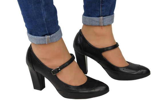 Women's shoes Pumps natural leather 958 ElitaBut