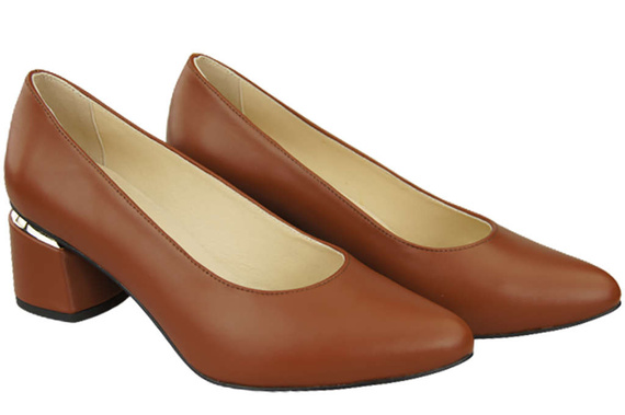 Women's shoes Pumps Natural leather 143 ElitaBut