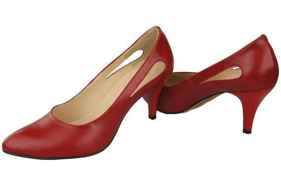 Women's shoes Pumps Natural leather 166 ElitaBut