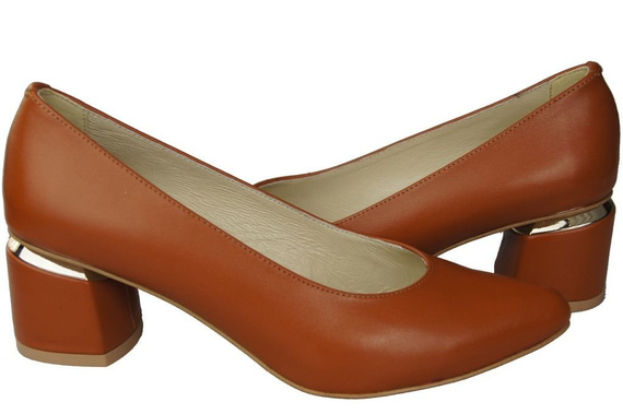 Women's shoes Pumps Natural leather 143 ElitaBut
