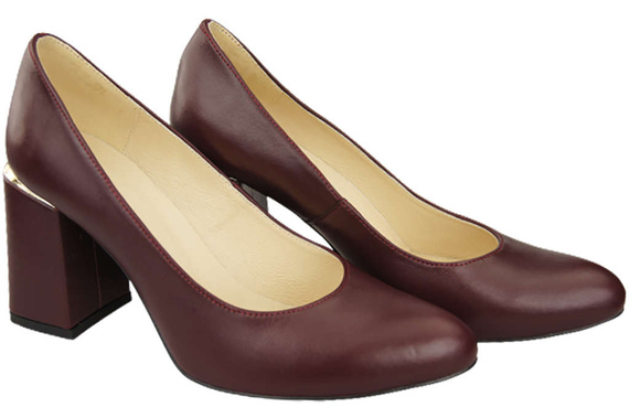 Women's shoes Pumps Natural leather 179 ElitaBut