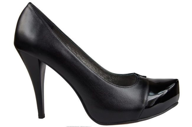 Women's shoes natural leather Black 897 ElitaBut