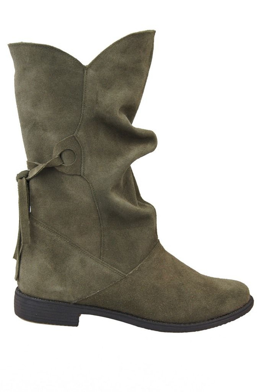 Shoes Women's boots Winter natural leather velor 999 Z ElitaBut