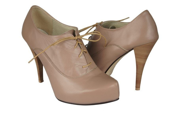 Shoes Brogues Women's lace-up natural leather 697 ElitaBut