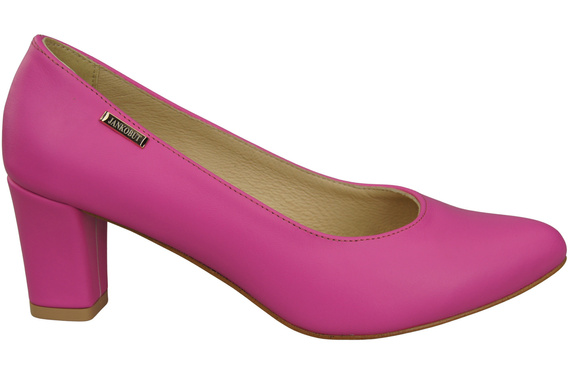 Classic Smooth Pumps Shoes Women's Black Natural Leather 213 ElitaBut