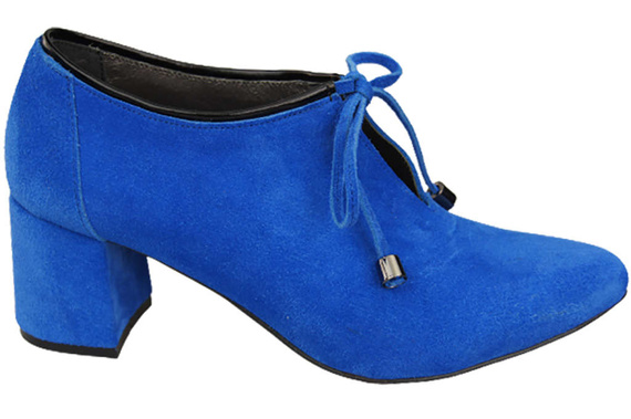 Women's shoes Low shoes Natural leather velor 183 ElitaBut