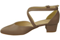 Women’s Leather Sandals  with Straps Low Heel 223 ElitaBut