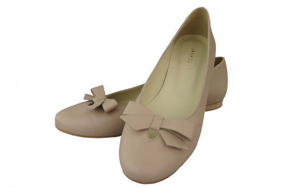 Shoes Ballerinas Women's natural leather 998 ElitaBut