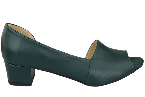 Obuwie Damskie Sandały Malachitowe Skóra Naturalna 147 ElitaBut