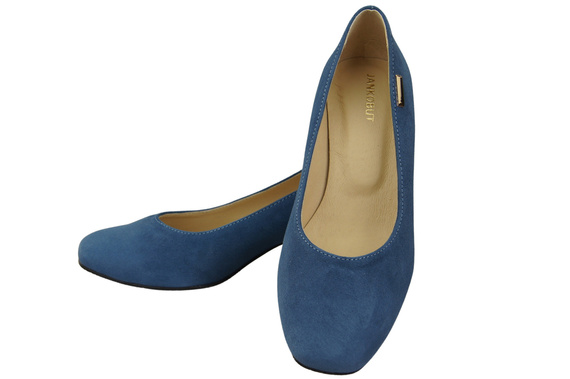 Comfortable Women's Shoes Pumps Natural Suede Leather 172 Z ElitaBut