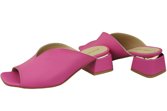 Women's Shoes High-Heeled Flip-Flops Natural Leather 210 ElitaBut