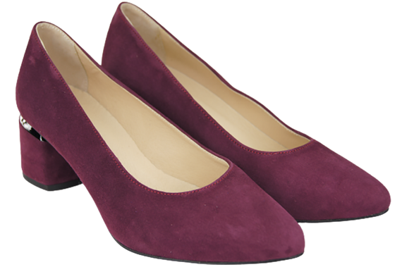Women's footwear Women's pumps Suede leather 143 ElitaBut