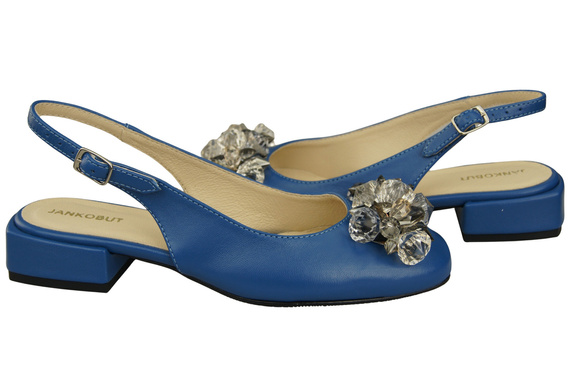 Women's Shoes Sandals with Crystals Natural Leather 215 ElitaBut