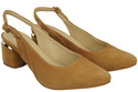 Women's Sandals in Natural Suede Leather - Elegance and Comfort 196 Z ElitaBut