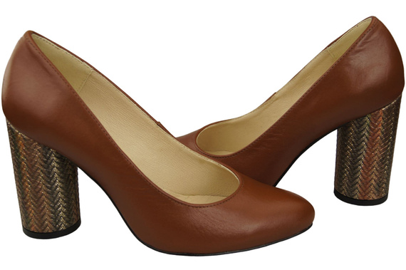 Women's shoes Pumps Natural leather 194 ElitaBut