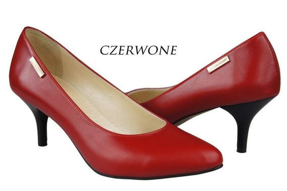 Women's Shoes Pumps 825 natural leather ElitaBut