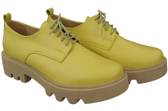 Women's shoes Lace-up leather Natural 180 ElitaBut