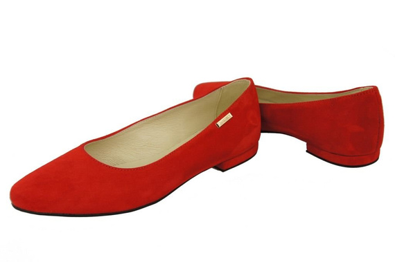 Women's shoes Ballerinas natural leather Suede 131 ElitaBut