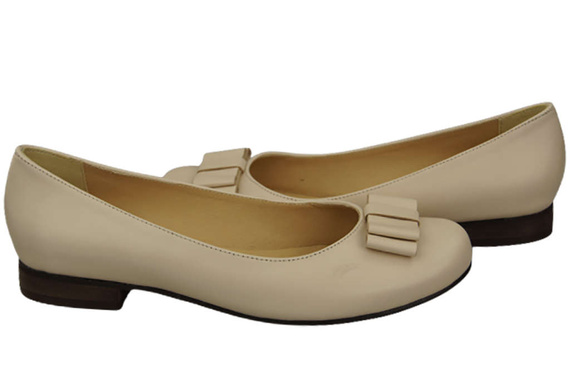 Women's Ballerinas Shoes Natural Leather 702 ElitaBut