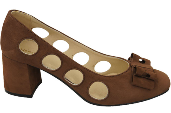 Women's shoes Pumps Natural leather suede 182 ElitaBut